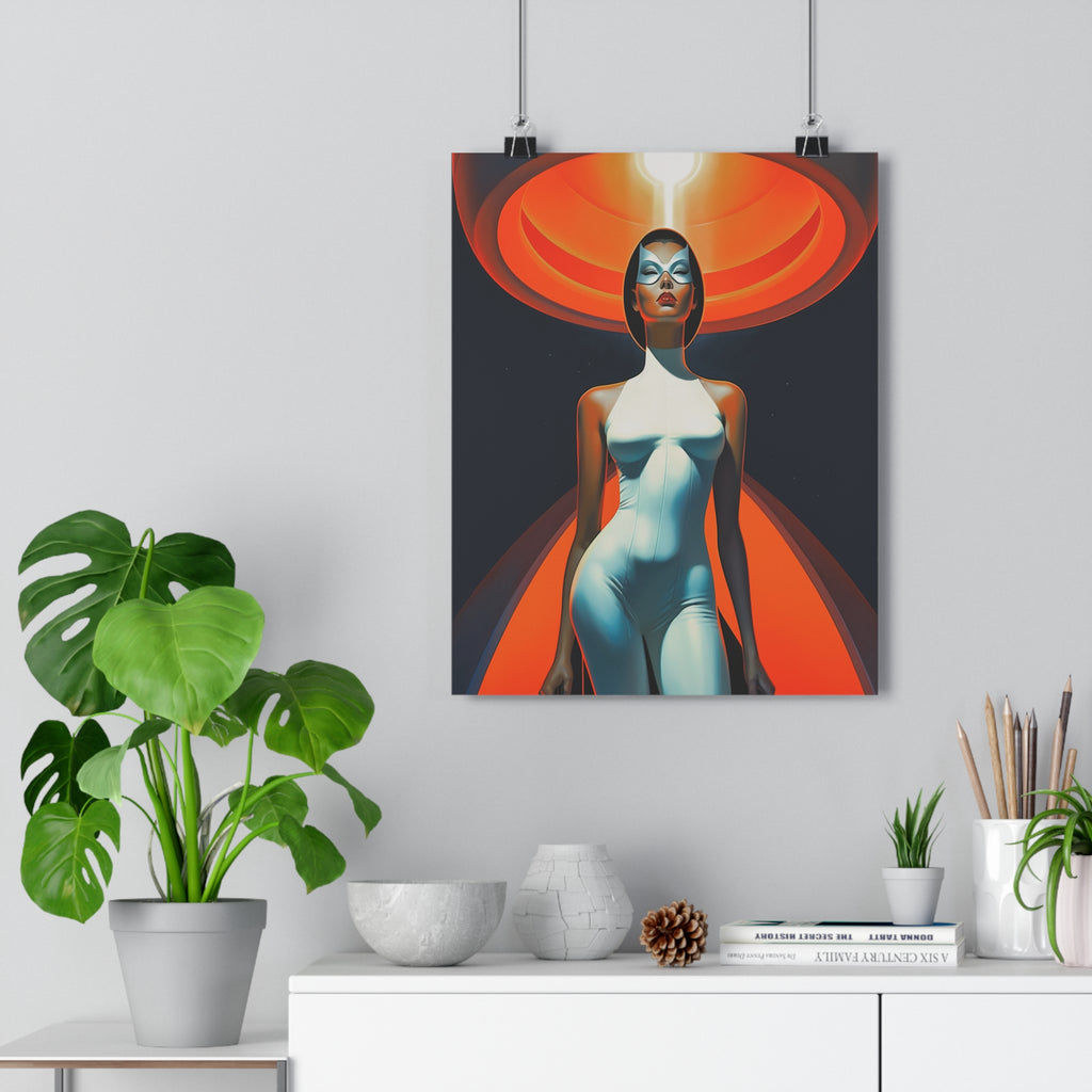 The 10ft Goddess of Liangzhu - Premium Poster