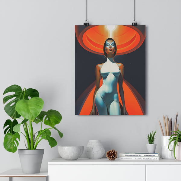 The 10ft Goddess of Liangzhu - Premium Poster