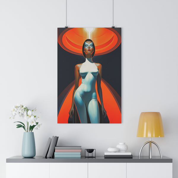 The 10ft Goddess of Liangzhu - Premium Poster