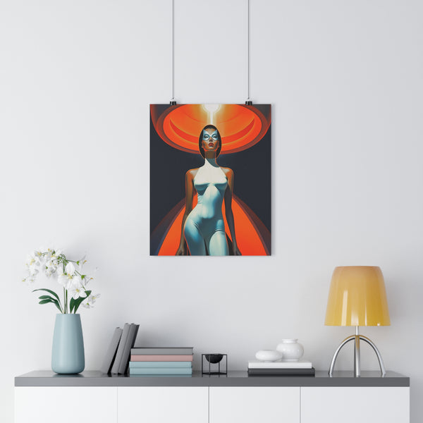 The 10ft Goddess of Liangzhu - Premium Poster