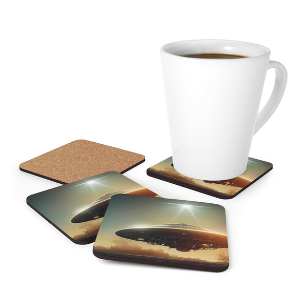 Scout Ship - Corkwood Coaster Set
