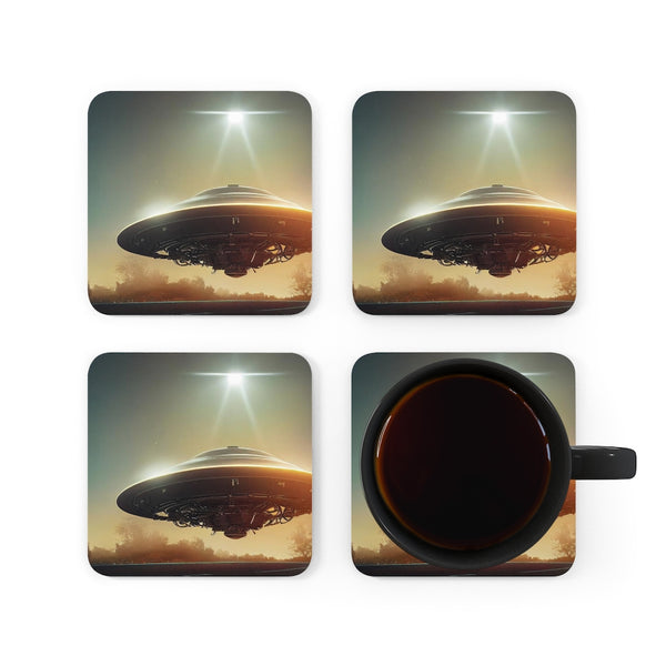 Scout Ship - Corkwood Coaster Set