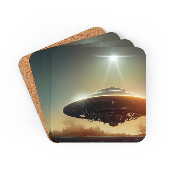 Scout Ship - Corkwood Coaster Set